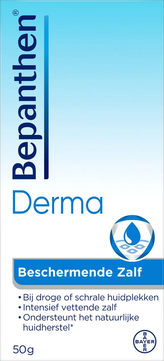Bepanthen Beschermende Zalf - Intensief Vettende Zalf - Zonder Parfum - Droge Of Schrale Huidplekken - 50 Gram 3 Bepanthen Beschermende Zalf - Intensief Vettende Zalf - Zonder Parfum - Droge Of Schrale Huidplekken - 50 Gram