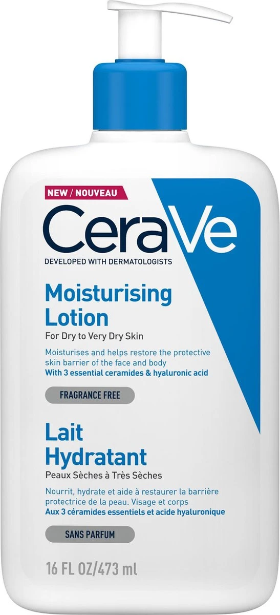 CeraVe - Moisturizing Lotion - Bodylotion - Droge Tot Zeer Droge Huid - 473 Ml 3 CeraVe - Moisturizing Lotion - Bodylotion - Droge Tot Zeer Droge Huid - 473 Ml