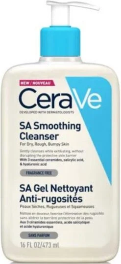 CeraVe - SA Smoothing Cleanser - Reinigingsgel - Droge Tot Ruwe Huid - 473 Ml 21 CeraVe - SA Smoothing Cleanser - Reinigingsgel - Droge Tot Ruwe Huid - 473 Ml -Lichaamsverzorging Winkel 553x1200 1