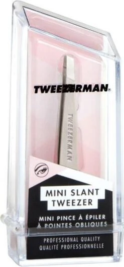 Tweezerman - Mini Slant Tweezer - Klassiek RVS - Pincet -Lichaamsverzorging Winkel 560x1200 1