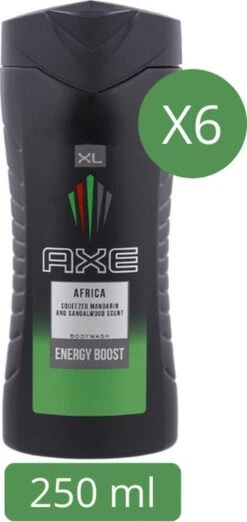Axe Africa 3-in-1 Douchegel - 6 X 250 Ml - Voordeelverpakking -Lichaamsverzorging Winkel 568x1200 2
