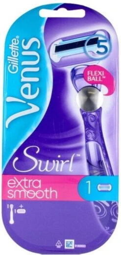 Gillette Venus Deluxe Smooth Swirl - Voor Een Extra Gladde Scheerbeurt - 1 Handvat - 1 Navulmesje -Lichaamsverzorging Winkel 570x1200 1