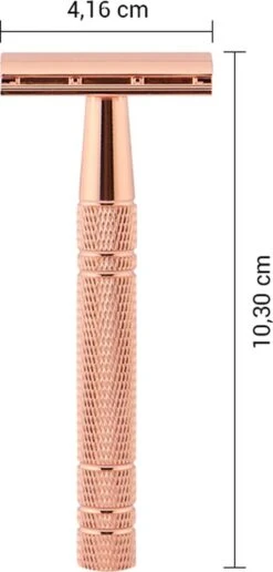 Safety Razor Scheermes + 20 Scheermesjes - Aluminium - Rose - Double Blade 17 Safety Razor Scheermes + 20 Scheermesjes - Aluminium - Rose - Double Blade -Lichaamsverzorging Winkel 574x1200 1
