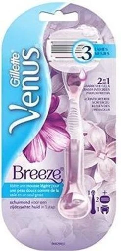 Gillette Venus Breeze Scheersysteem + 2 Scheermesjes Vrouwen 20 Gillette Venus Breeze Scheersysteem + 2 Scheermesjes Vrouwen -Lichaamsverzorging Winkel 580x1200 1