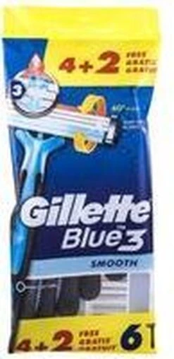 Gillette® Gillette Blue3 Smooth 4+2 Stuks 27 Gillette® Gillette Blue3 Smooth 4+2 Stuks -Lichaamsverzorging Winkel 584x1200