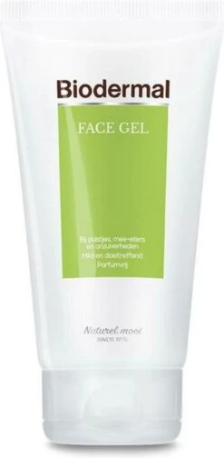 Biodermal Vette & Gemengde Huid Face Gel - 150ml – Bij Overtollig Talg, Puistjes En Onzuiverheden -Lichaamsverzorging Winkel 588x1200 1
