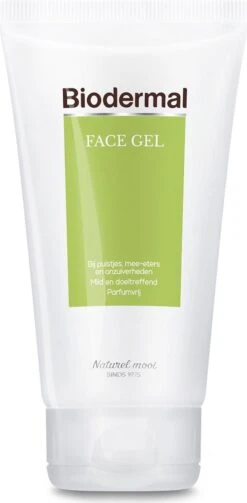 Biodermal Vette & Gemengde Huid Face Gel - 150ml – Bij Overtollig Talg, Puistjes En Onzuiverheden