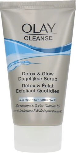 Olay Cleanse Detox & Glow - Dagelijkse Scrub - Met Vitamine E En Provitamine B5 - Mild Voor De Huid - Voor Dagelijks Gebruik - 150ml 21 Olay Cleanse Detox & Glow - Dagelijkse Scrub - Met Vitamine E En Provitamine B5 - Mild Voor De Huid - Voor Dagelijks Gebruik - 150ml -Lichaamsverzorging Winkel 598x1200 1