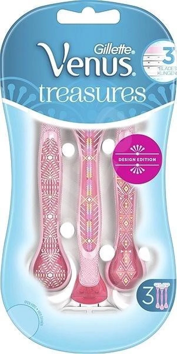 Gillette Venus - 3 Scheermesjes - Design Edition 4 Gillette Venus - 3 Scheermesjes - Design Edition - Afbeelding 2