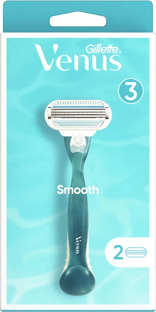 Gillette Venus Smooth Scheersysteem Voor Vrouwen + 1 Navulmesje - Scheermes 4 Gillette Venus Smooth Scheersysteem Voor Vrouwen + 1 Navulmesje - Scheermes - Afbeelding 2