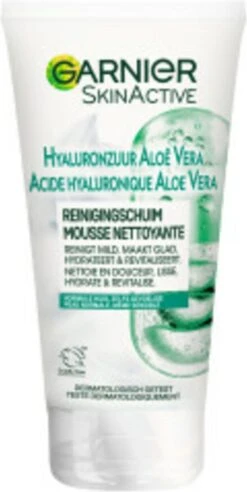 Garnier SkinActive Hyaluronzuur Aloë Vera Gezichtsreinigingsschuim 150 Ml