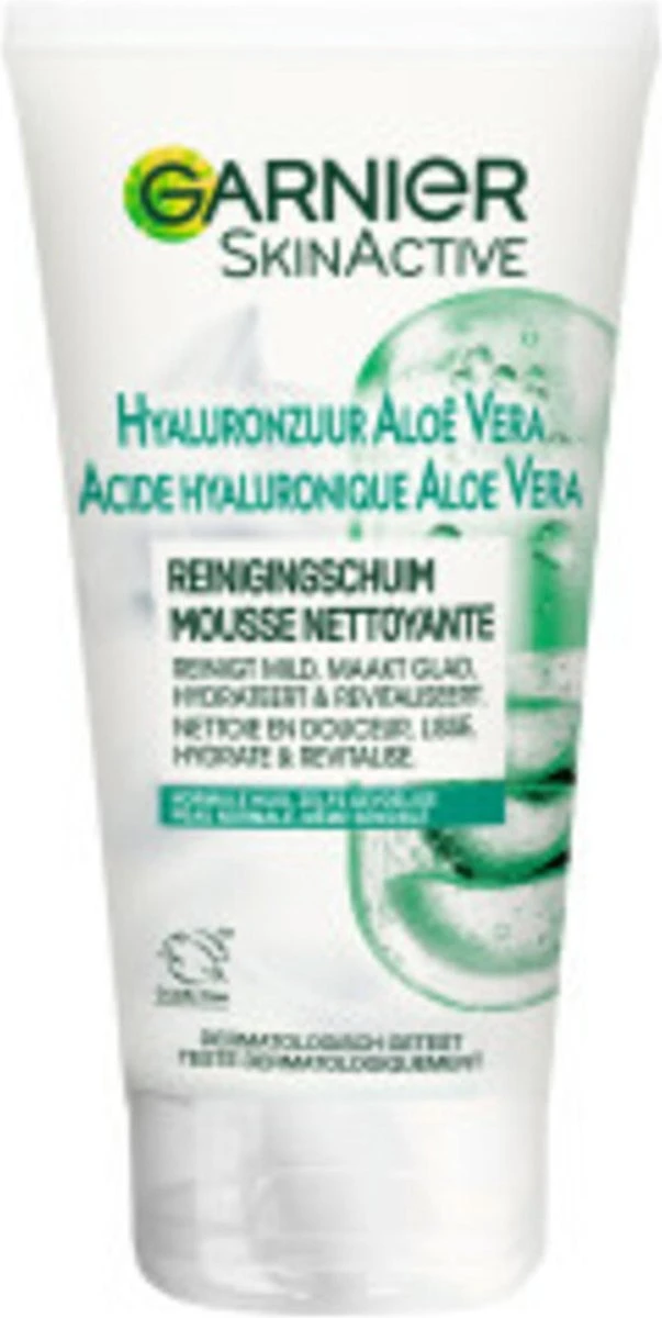 Garnier SkinActive Hyaluronzuur Aloë Vera Gezichtsreinigingsschuim 150 Ml 3 Garnier SkinActive Hyaluronzuur Aloë Vera Gezichtsreinigingsschuim 150 Ml
