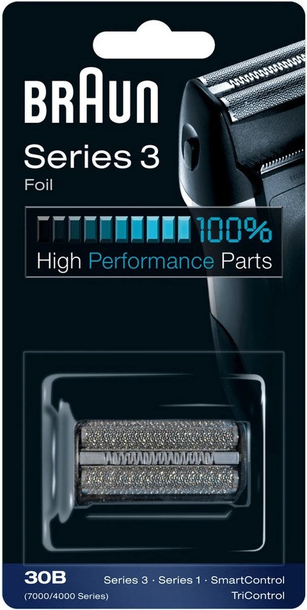 Braun Series 3 30B Foil Zwart - Vervangend Scheerblad 12 Braun Series 3 30B Foil Zwart - Vervangend Scheerblad - Afbeelding 10