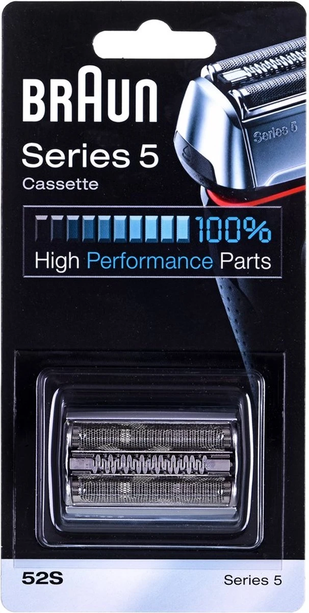 Braun Series 5 52S Cassette Zilver - Vervangend Scheerblad 11 Braun Series 5 52S Cassette Zilver - Vervangend Scheerblad - Afbeelding 9
