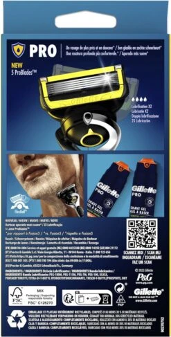 Gillette® Gillette ProShield - Scheersysteem - Voor Mannen - 1 Gillette Scheersysteem - 2 Navulmesjes -Lichaamsverzorging Winkel 609x1200 5