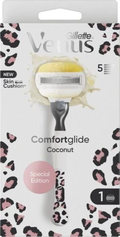 Gillette Venus Comfortglide Leopard - Voor Een Gladde Scheerbeurt - 1 Handvat - 1 Navulmesje -Lichaamsverzorging Winkel 610x1200 8