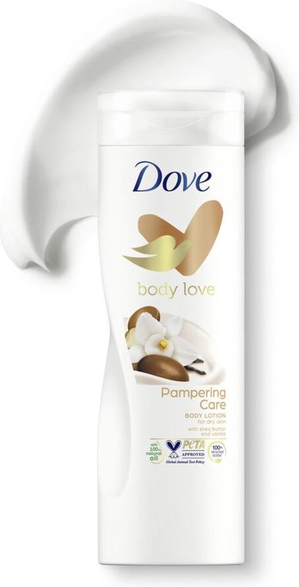 Dove Body Love Pampering Care Bodylotion - 400 Ml 5 Dove Body Love Pampering Care Bodylotion - 400 Ml - Afbeelding 3