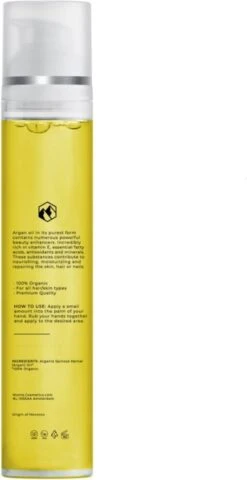 *ACTIE* MONTE - 100% Pure Arganolie - 100 ML - Unieke Fles - 100% Biologisch - Huidolie En Haarolie - Voor Haar, Huid En Gezicht - Hydraterend, Voedend En Herstellend - Rijk Aan Vitamine E, Essentiële Vetzuren, Antioxidanten En Mineralen - Argan Oil -Lichaamsverzorging Winkel 618x1200 12