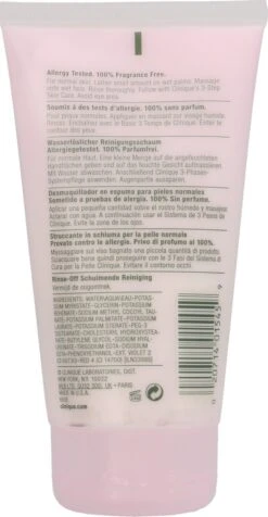 Clinique Rinse Off Foaming Cleanser Reinigingsmousse - 150 Ml -Lichaamsverzorging Winkel 623x1200 4