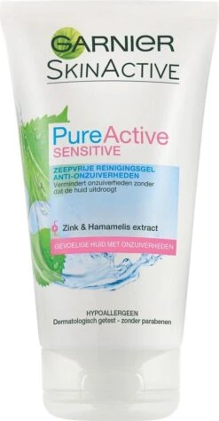 Garnier SkinActive Sensitive Zeepvrije Gezichtsreinigingsgel - 150 Ml 9 Garnier SkinActive Sensitive Zeepvrije Gezichtsreinigingsgel - 150 Ml -Lichaamsverzorging Winkel 625x1200 2