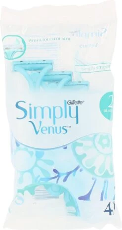 Gillette Simply Venus2 Wegwerpscheermesjes Vrouwen - 4 Stuks -Lichaamsverzorging Winkel 641x1200 2