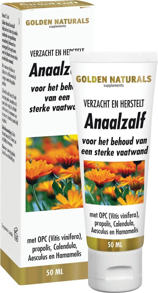 Golden Naturals Anaalzalf (50 Milliliter) 3 Golden Naturals Anaalzalf (50 Milliliter)
