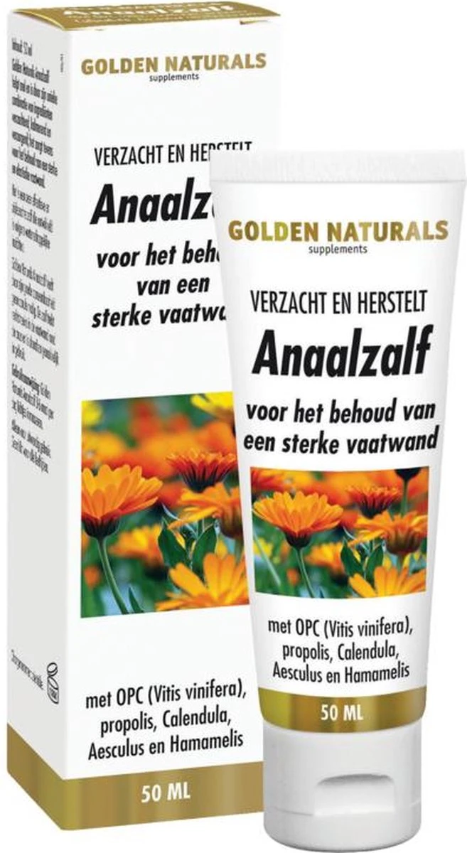 Golden Naturals Anaalzalf (50 Milliliter) 4 Golden Naturals Anaalzalf (50 Milliliter) - Afbeelding 2