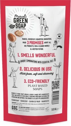 Marcel's Green Soap Handzeep Navulling Argan & Oudh - 500ML 8 Marcel's Green Soap Handzeep Navulling Argan & Oudh - 500ML -Lichaamsverzorging Winkel 678x1200