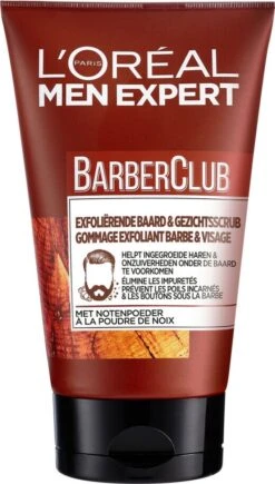L’Oréal Paris Men Expert Barber Club Exfoliërende Baard & Gezichtsscrub - 100 Ml