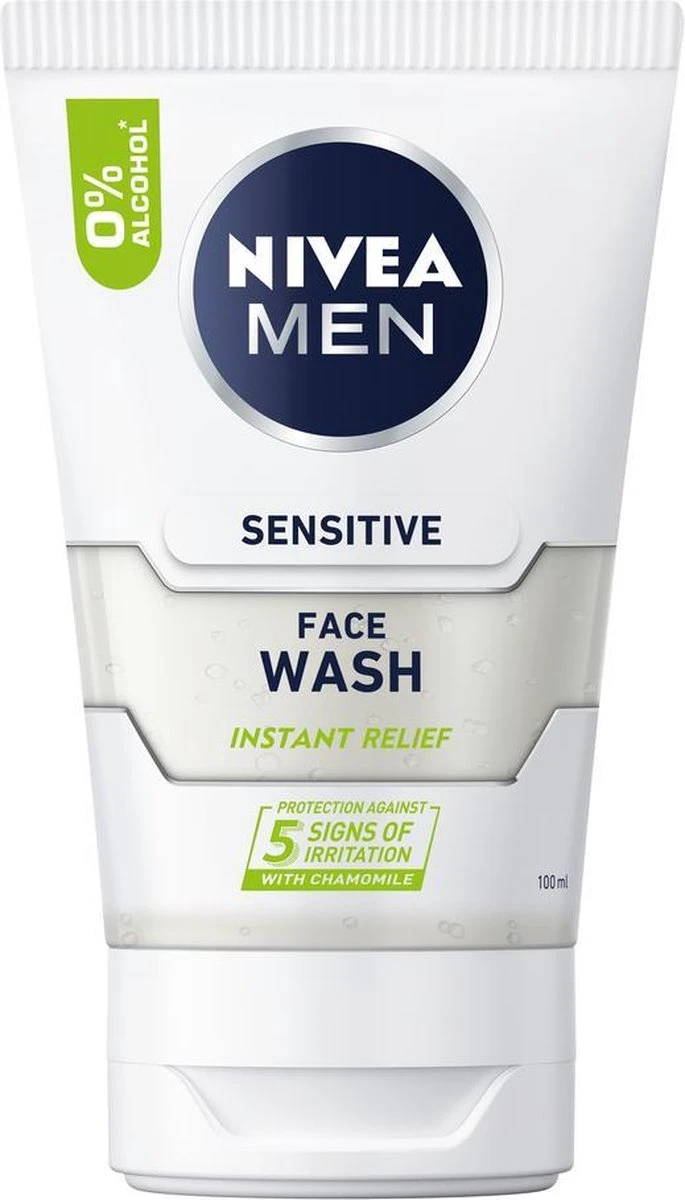 NIVEA MEN Sensitive Reinigingsgel - Face Wash - 100 Ml 3 NIVEA MEN Sensitive Reinigingsgel - Face Wash - 100 Ml