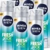 NIVEA MEN Fresh Kick Scheergel - 6 X 200 Ml - Voordeelverpakking -Lichaamsverzorging Winkel 687x1200 2