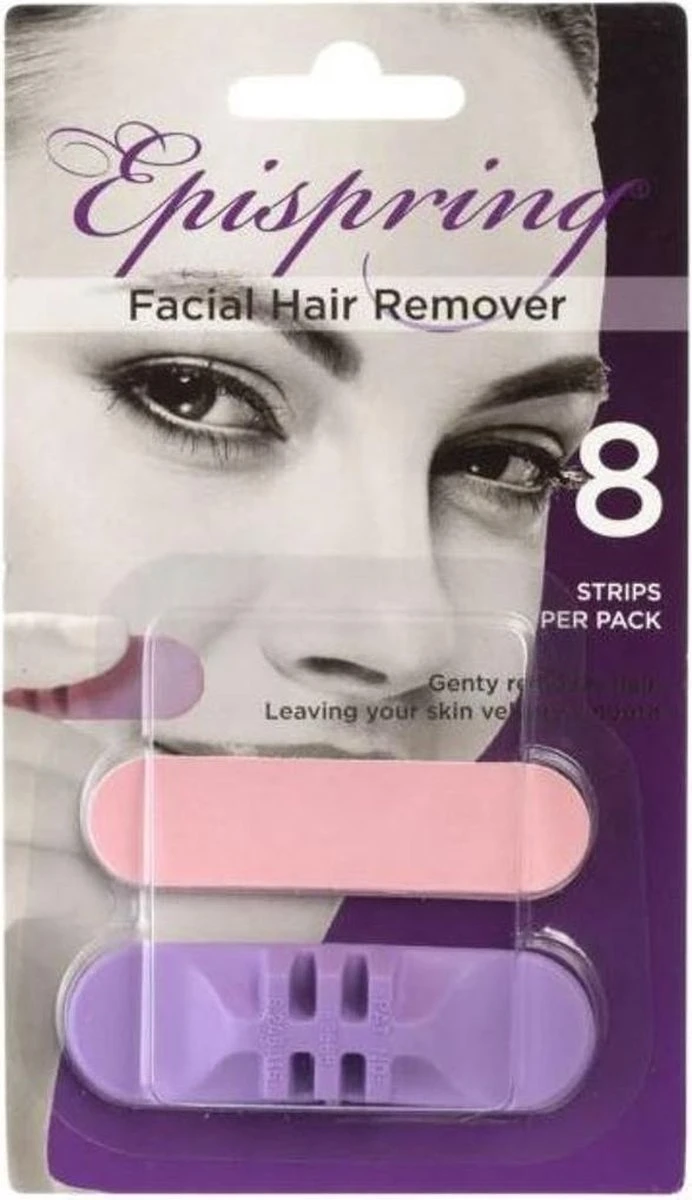 Epispring Pijnloze Gezichtsontharing 8 Strips - Ontharingstrips. 3 Epispring Pijnloze Gezichtsontharing 8 Strips - Ontharingstrips.