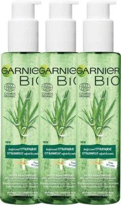 Garnier Bio Detox Reinigingsgel Verfrissende Citroengras - 3 X 150 Ml