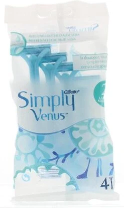 Gillette Simply Venus2 Wegwerpscheermesjes Vrouwen - 4 Stuks -Lichaamsverzorging Winkel 717x1200 1
