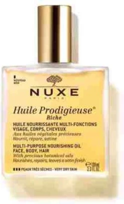 Nuxe Huile Prodigieuse Riche Dry Oil Droogolie - 100 Ml 32 Nuxe Huile Prodigieuse Riche Dry Oil Droogolie - 100 Ml -Lichaamsverzorging Winkel 728x1200