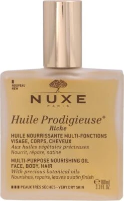 Nuxe Huile Prodigieuse Riche Dry Oil Droogolie - 100 Ml 35 Nuxe Huile Prodigieuse Riche Dry Oil Droogolie - 100 Ml -Lichaamsverzorging Winkel 743x1200 7