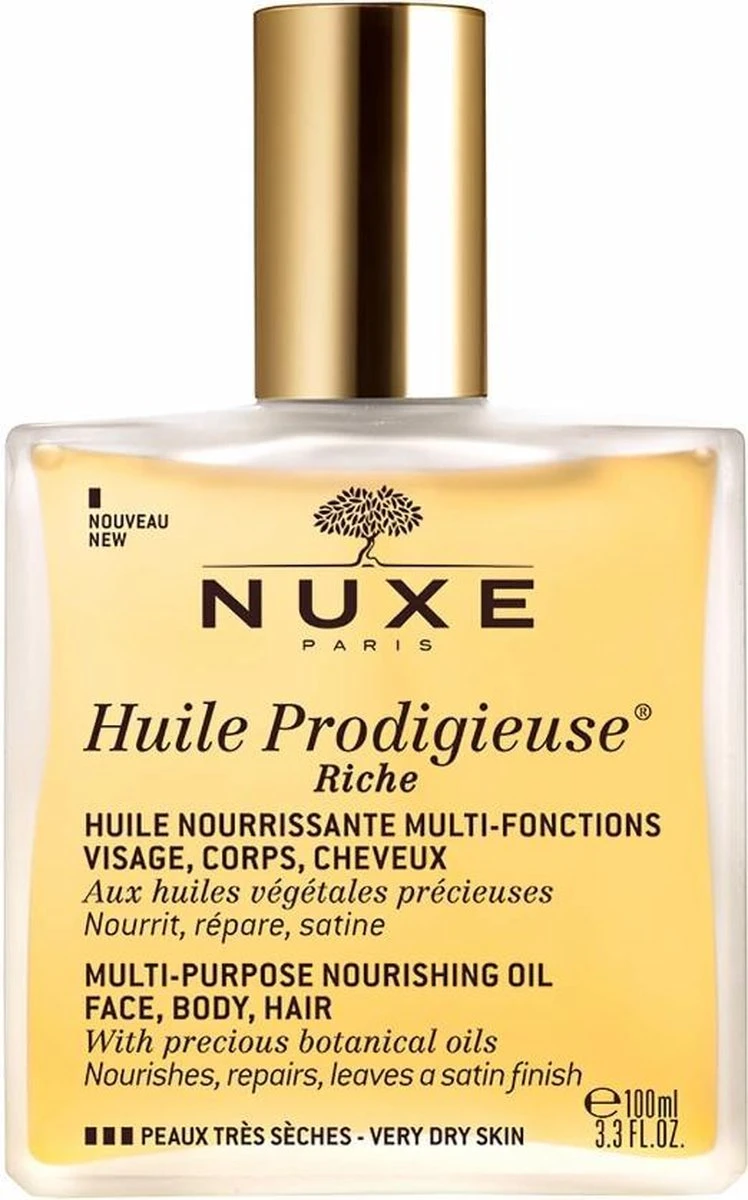 Nuxe Huile Prodigieuse Riche Dry Oil Droogolie - 100 Ml 4 Nuxe Huile Prodigieuse Riche Dry Oil Droogolie - 100 Ml - Afbeelding 2