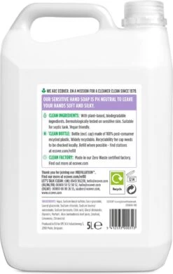 Ecover Handzeep - Lavendel & Aloë Vera - 5L 12 Ecover Handzeep - Lavendel & Aloë Vera - 5L -Lichaamsverzorging Winkel 760x1200 2