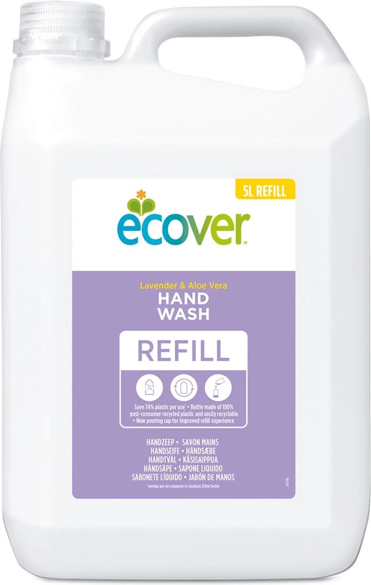 Ecover Handzeep - Lavendel & Aloë Vera - 5L 8 Ecover Handzeep - Lavendel & Aloë Vera - 5L - Afbeelding 6