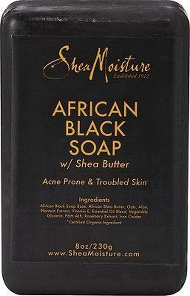 Shea Moisture African Black Soap - Soap Bar - 230 Gr 7 Shea Moisture African Black Soap - Soap Bar - 230 Gr - Afbeelding 5