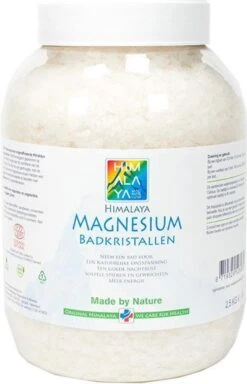 Magnesium Badkristallen-Vlokken-Flakes Van Himalaya Magnesium| 2,5 Kg - Food Kwaliteit | Magnesium Voetbadzout