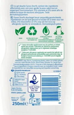 Sanex Zero% Droge Huid Douchegel - 6 X 250ml - Voordeelverpakking 11 Sanex Zero% Droge Huid Douchegel - 6 X 250ml - Voordeelverpakking -Lichaamsverzorging Winkel 777x1200 1