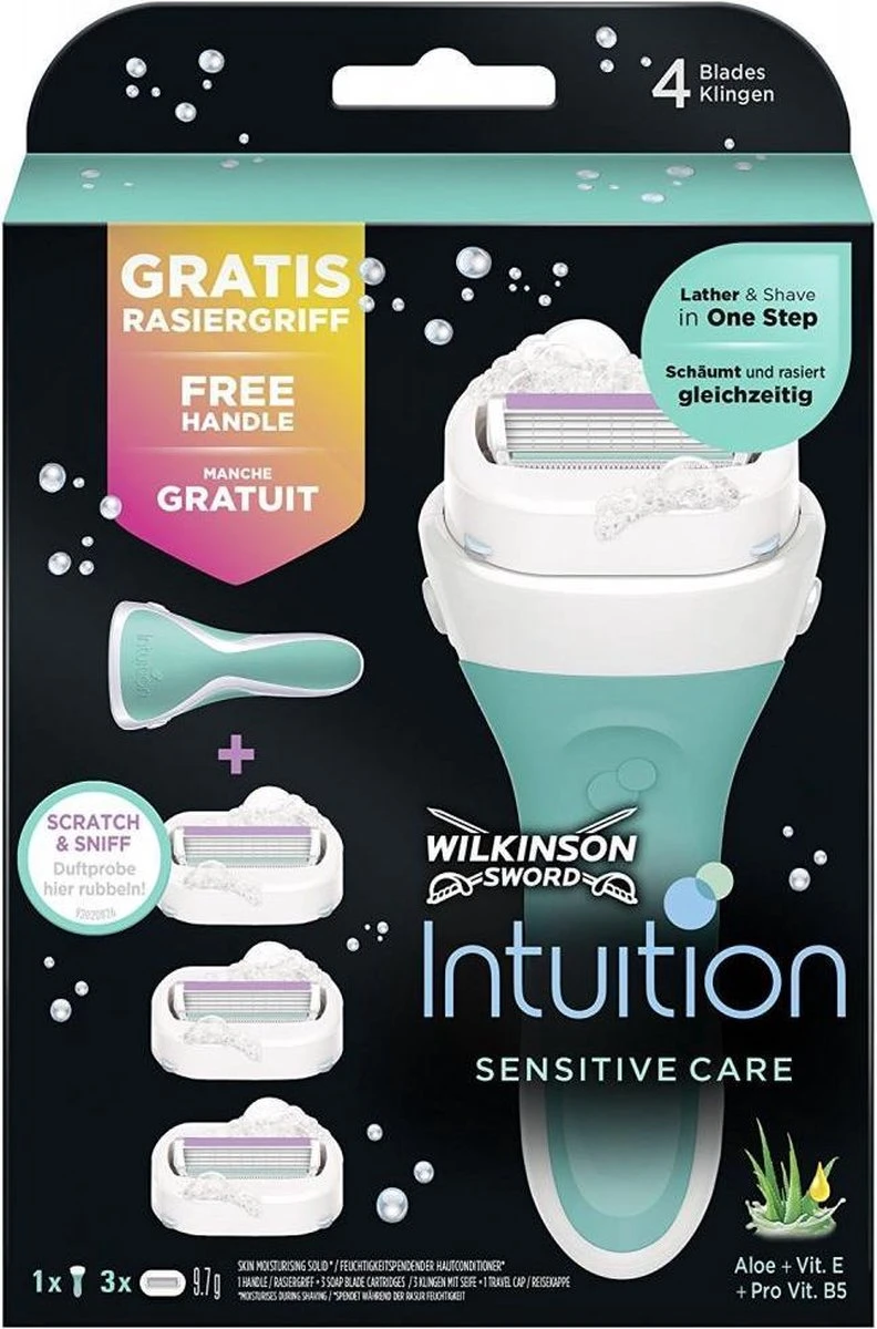 Wilkinson Woman Scheermes Voordeelverpakking Intuition Sensitive Care 1 Set 3 Wilkinson Woman Scheermes Voordeelverpakking Intuition Sensitive Care 1 Set