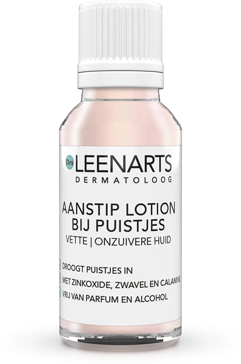 Drs Leenarts Aanstiplotion - Anti Puistjes - Lotion - Gezichtsverzorging - Puistjes Verwijderen - Parfumvrij - 15ml 3 Drs Leenarts Aanstiplotion - Anti Puistjes - Lotion - Gezichtsverzorging - Puistjes Verwijderen - Parfumvrij - 15ml