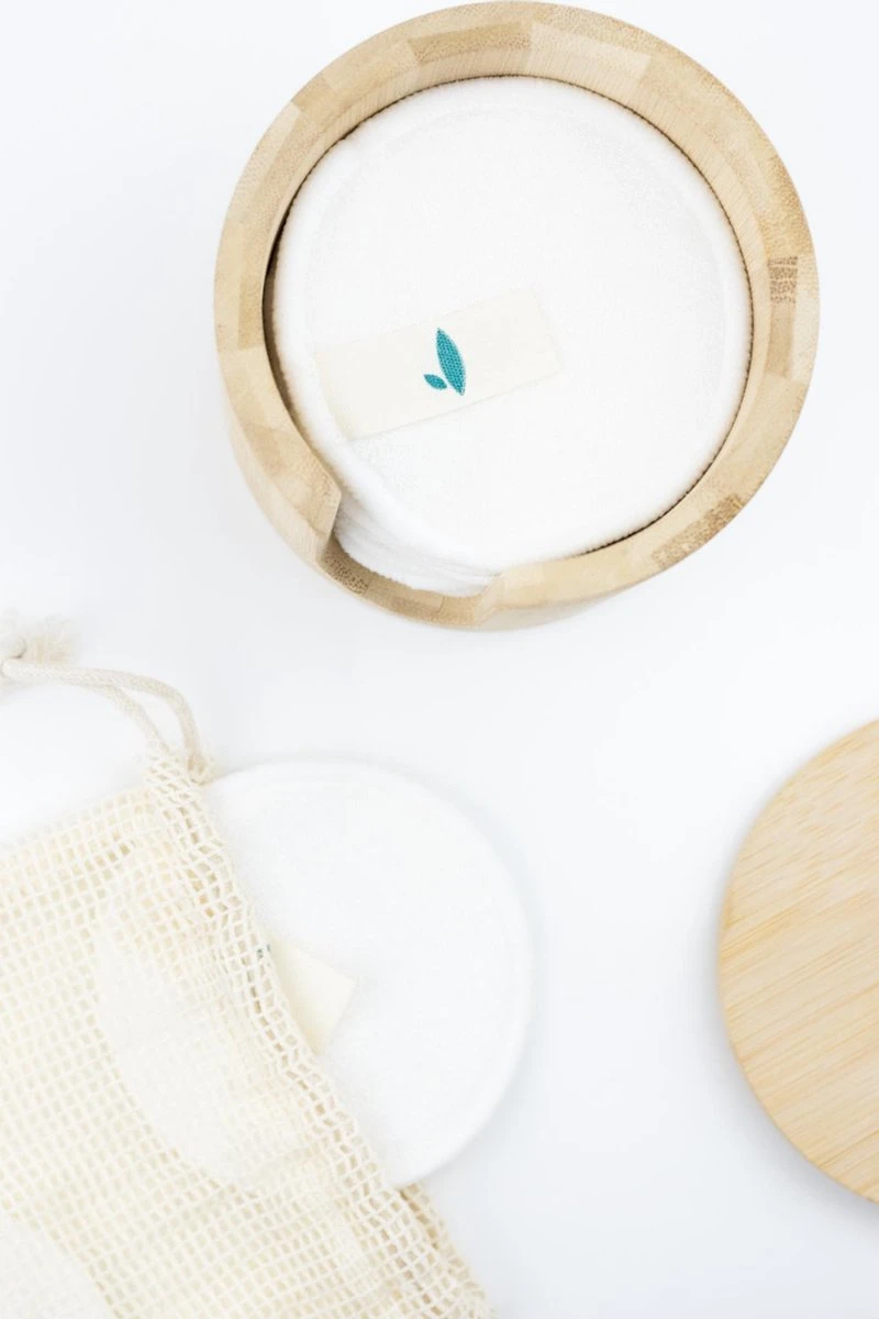 16 St. Herbruikbare Bamboe Wattenschijfjes Incl. Bewaardoos En Waszakje. Duurzaam Alternatief Voor Wegwerp Wattenschijfjes. 4 16 St. Herbruikbare Bamboe Wattenschijfjes Incl. Bewaardoos En Waszakje. Duurzaam Alternatief Voor Wegwerp Wattenschijfjes. - Afbeelding 2