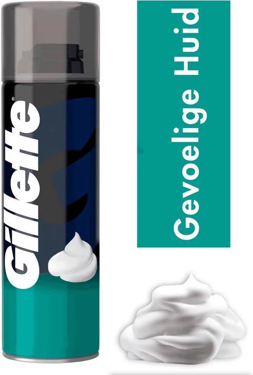 Gillette® Gillette Scheerschuim Gevoelige Huid - Voordeelverpakking 3 X 300 ML 5 Gillette® Gillette Scheerschuim Gevoelige Huid - Voordeelverpakking 3 X 300 ML - Afbeelding 3