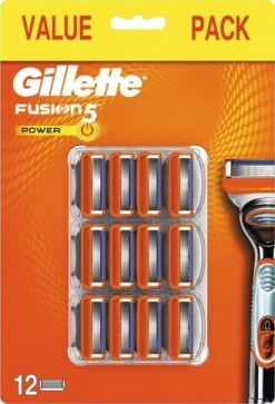 Gillette® Gillette Fusion5 Power Scheermesjes Mannen - 12 Stuks -Lichaamsverzorging Winkel 817x1200