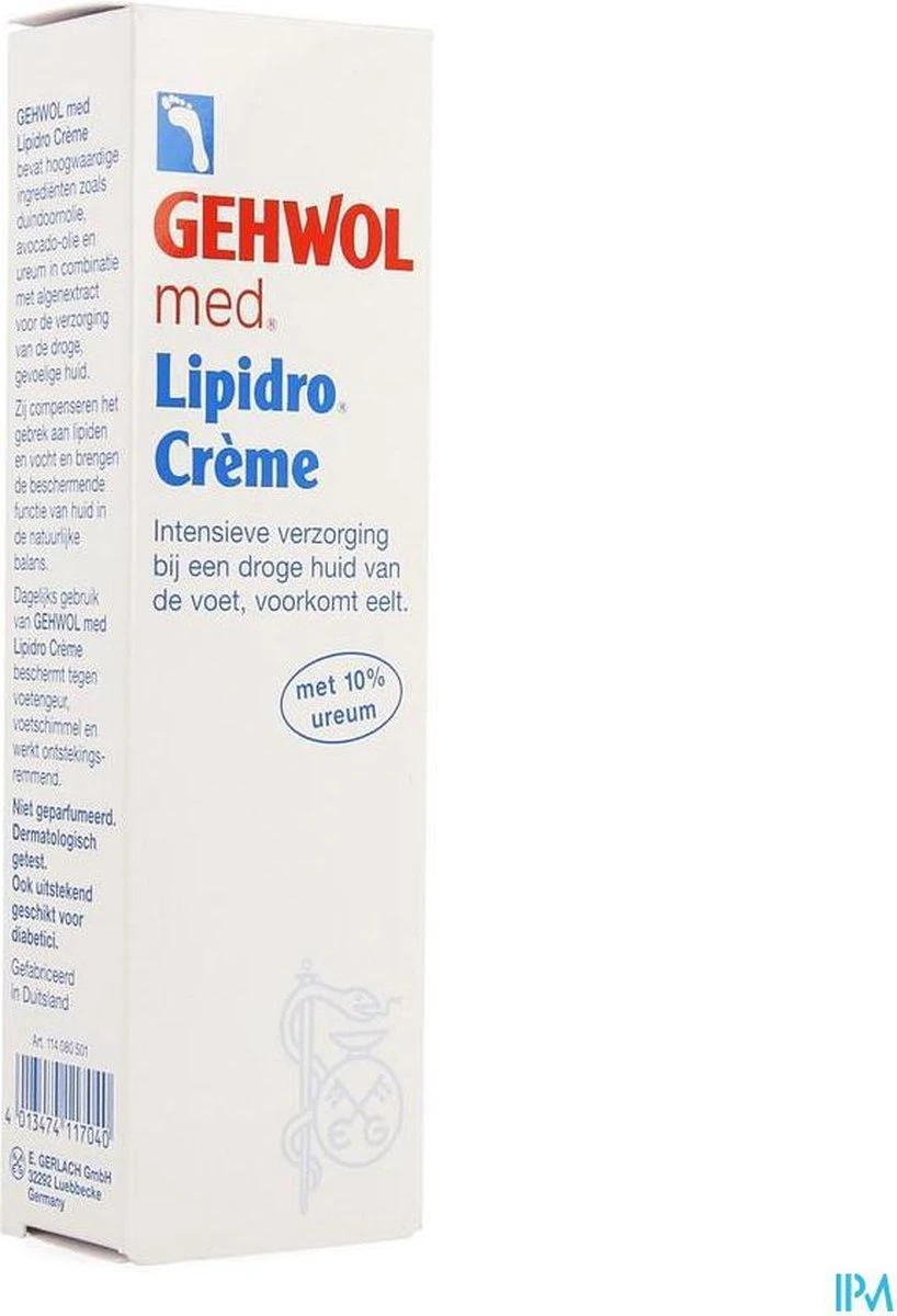 Gehwol Lipidro-Crème - Breng De Zeer Droge Huid Weer In Goede Balans Van Vet En Vocht - Voetcreme - Tube 75ml 19 Gehwol Lipidro-Crème - Breng De Zeer Droge Huid Weer In Goede Balans Van Vet En Vocht - Voetcreme - Tube 75ml - Afbeelding 17