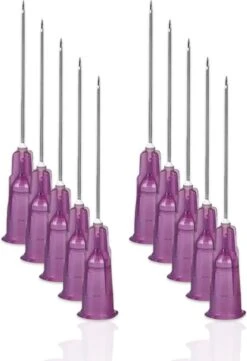 Steriele Naalden- 10 Stuks - Terumo - Gelaat Steriele Naalden - Gerstkorrel - Milia - Comedonen - 0.55 X 25 Mm - Paars