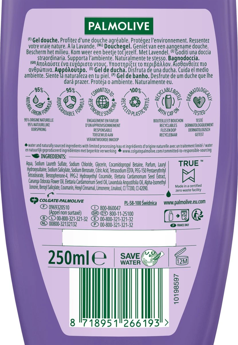 Palmolive® Palmolive Memories Of Nature Sunset Relax Douchegel 6 X 250ml 4 Palmolive® Palmolive Memories Of Nature Sunset Relax Douchegel 6 X 250ml - Afbeelding 2